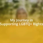 My Journey in Supporting LGBTQ+ Rights